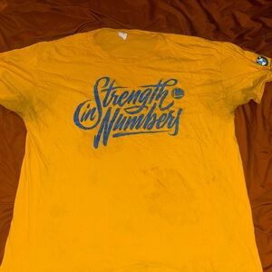 Golden State Warriors Yellow T-Shirt